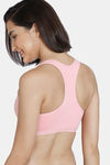 Zivame Girls Double Layered Non Wired Full Coverage Racerback Beginner Sports Bra (Pack of 2) - Multicolor — thumbnail 2